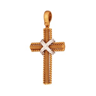 Χρυσός 18k Σταυρός