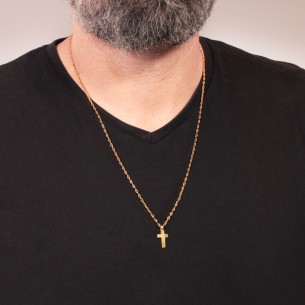 Χρυσός 14k Ανδρικός Σταυρός